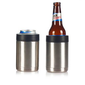 12oz 330ml Vacuum Insulated Stainless Steel Portable Outdoor Beer Bottle Can Cooler