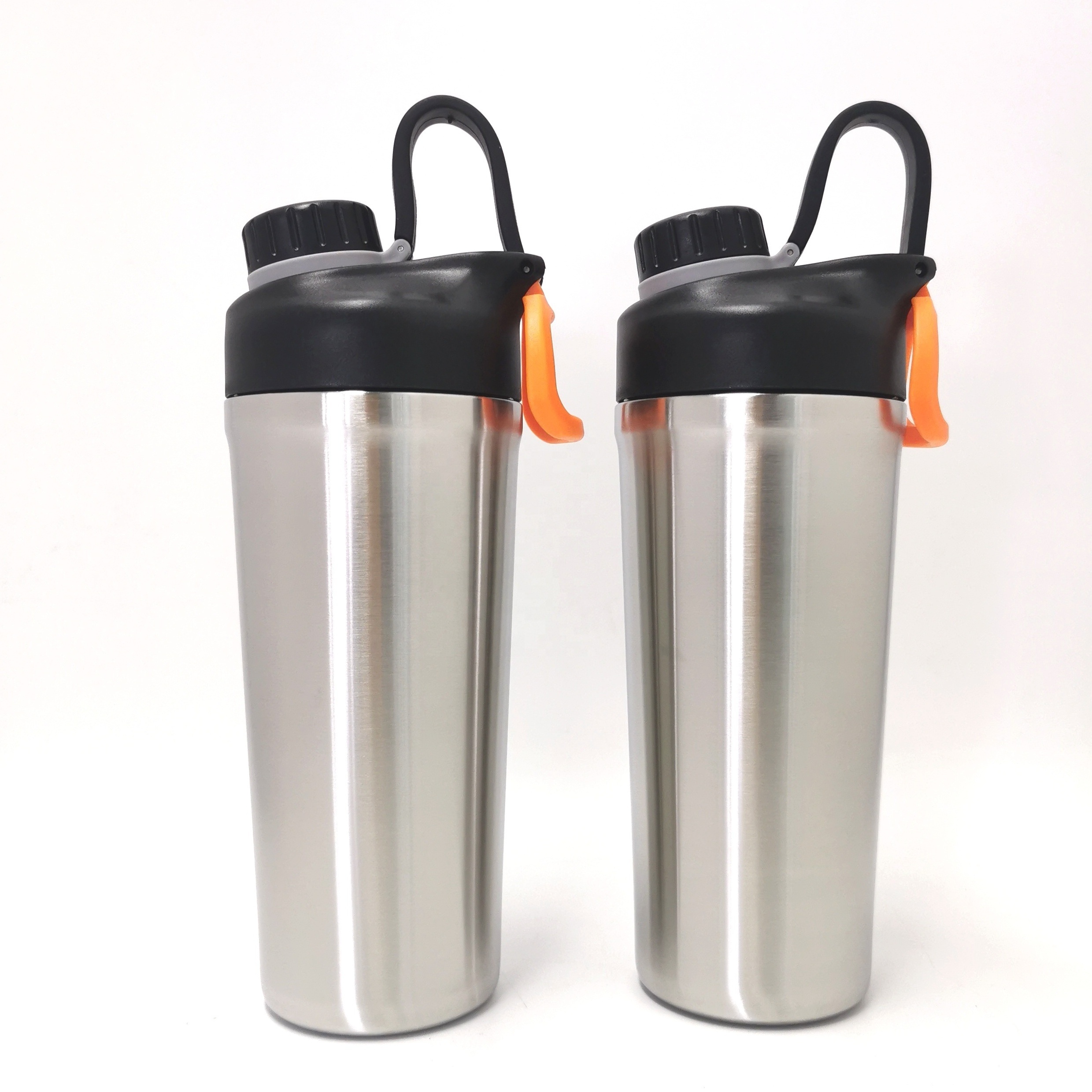 Custom Logo Insulated Gym Shaker Bottle Stainless Steel Vacuum Sports Protein Shaker Bottles Wholesale