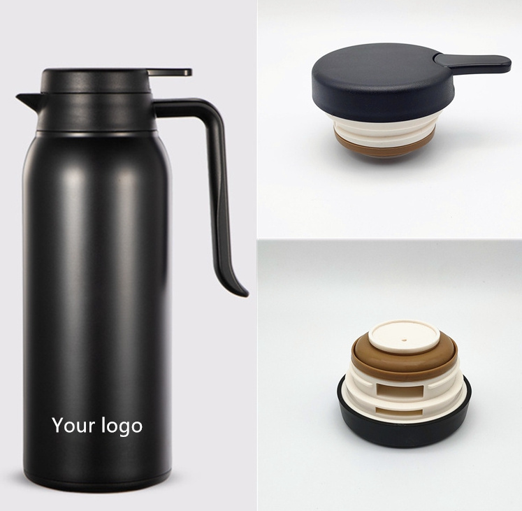 1.5L Thermos Pot Vacuum Jug Flask 18/8 Stainless Steel Double Wall Vacuum Coffee Pot