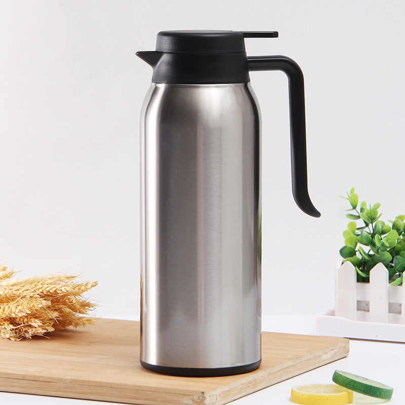 1.5L Thermos Pot Vacuum Jug Flask 18/8 Stainless Steel Double Wall Vacuum Coffee Pot