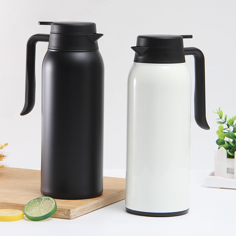 1.5L Thermos Pot Vacuum Jug Flask 18/8 Stainless Steel Double Wall Vacuum Coffee Pot