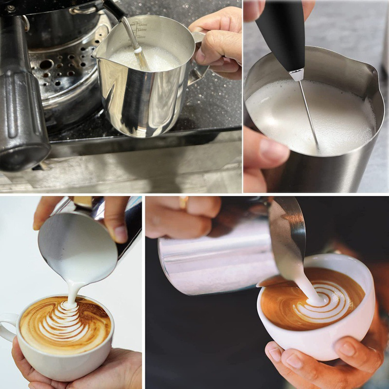 304 Stainless Steel 350ml 600ml Coffee Milk Frothing Frother Pitcher Cup Espresso Steaming Pitcher