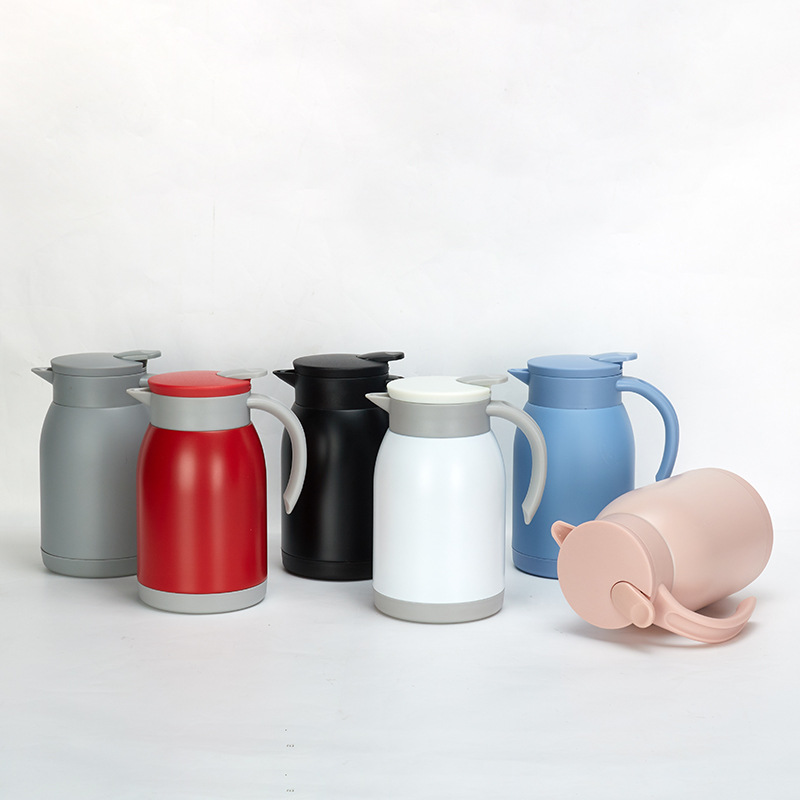 Wholesale 900ml 1200ml Vacuum Thermos Water Tea Coffee Milk Jugs 304 Stainless Steel Insulated Coffee Pot