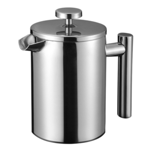 Custom Logo 350ML 800ML 1000ML Stainless Steel Coffee French Press Durable Insulated Coffee Maker Double Wall Coffee Pot