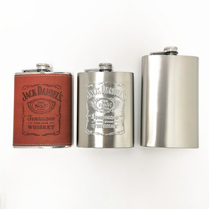 High Quality Whisky Flask Stainless Steel Mini Hip Flask with Custom Logo for Liquor Drinking