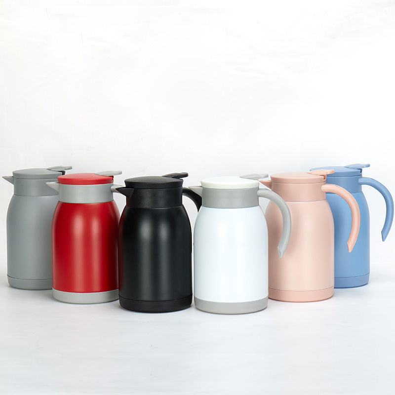 Wholesale 900ml 1200ml Vacuum Thermos Water Tea Coffee Milk Jugs 304 Stainless Steel Insulated Coffee Pot