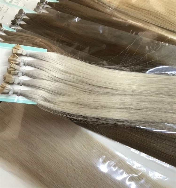 Prebonded Italian Keratin tip Hair Double Drawn Human Hair U tip/Flat tip/I tip Hair Extensions