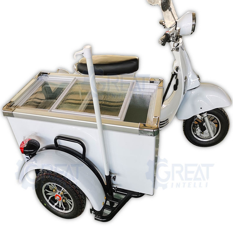 Manufactory direct bike tricycle cargo ice cream bicycle 3 wheel frozen electric car