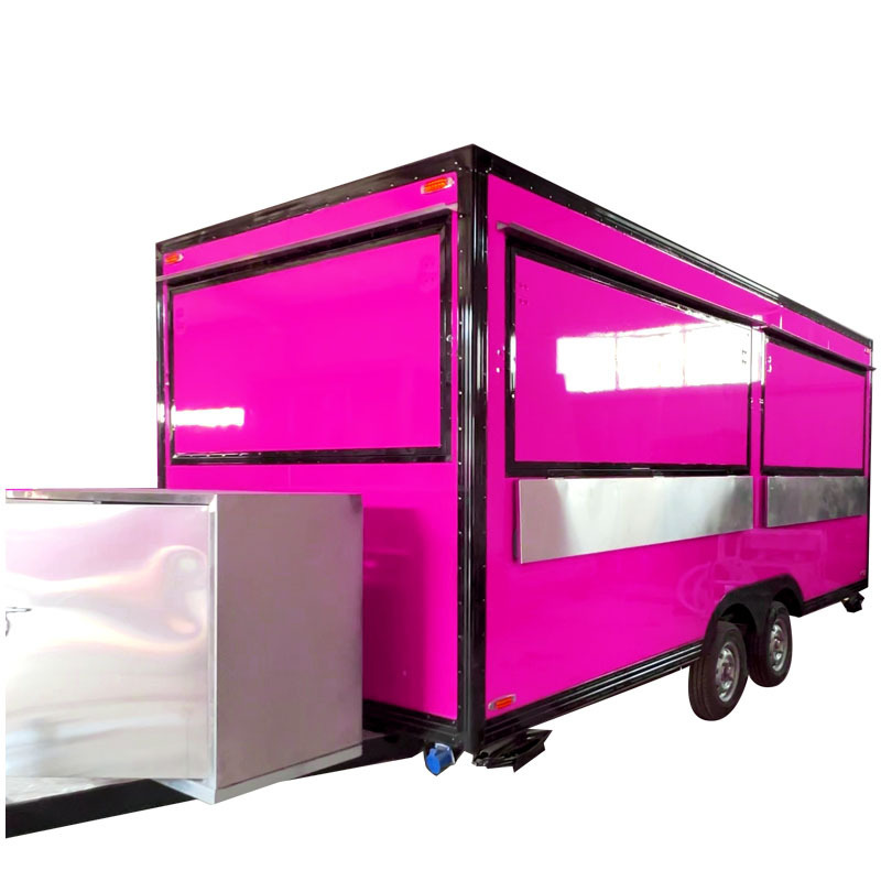 Full Equipment mobile foodtruck outdoor kitchen concession food trailer food trucks with full kitchen equipped