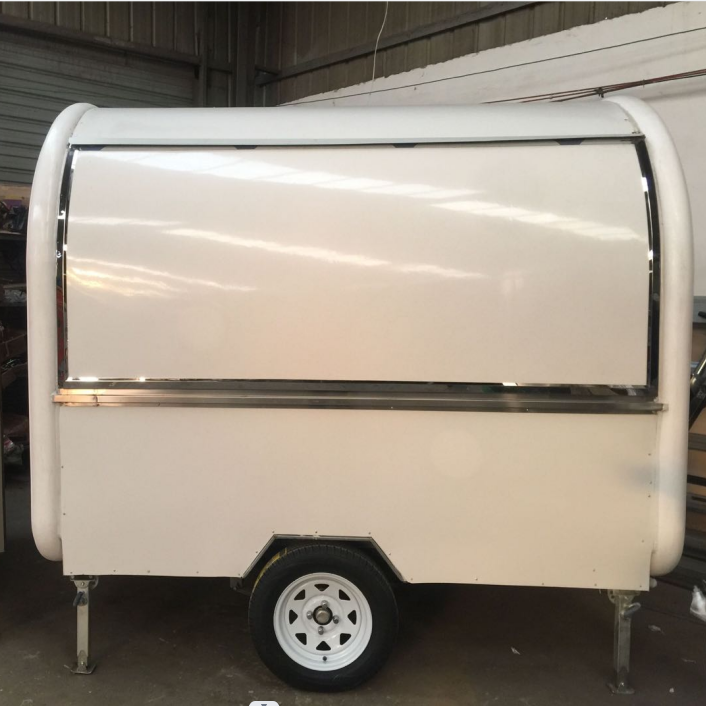 In Stock Vendor Trolley Kiosk Wood Trailer Truck Food Cart Mobile With Bathroom Lemonade Stand