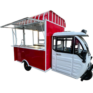 ice cream van tuk tuk electric Food Truck Coffee Shop Ice Cream Food Tricycle  truck Sale in USA