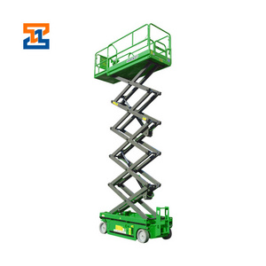 6m 8m 10m 12m 14m  Scissor Lift Platform Self Propelled Elevating Man Lift Ladder Electric Scissor lift For Sale