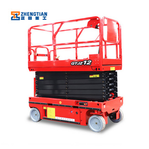 6m-14m Electric Scissor Lift/truck Mounted Man Lift Aerial Work Platform For Maintenance