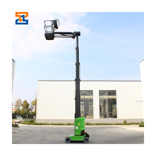 8m 10m 11m 12m Battery Work Boom Lift Platform Telescopic Mast Cherry Picker