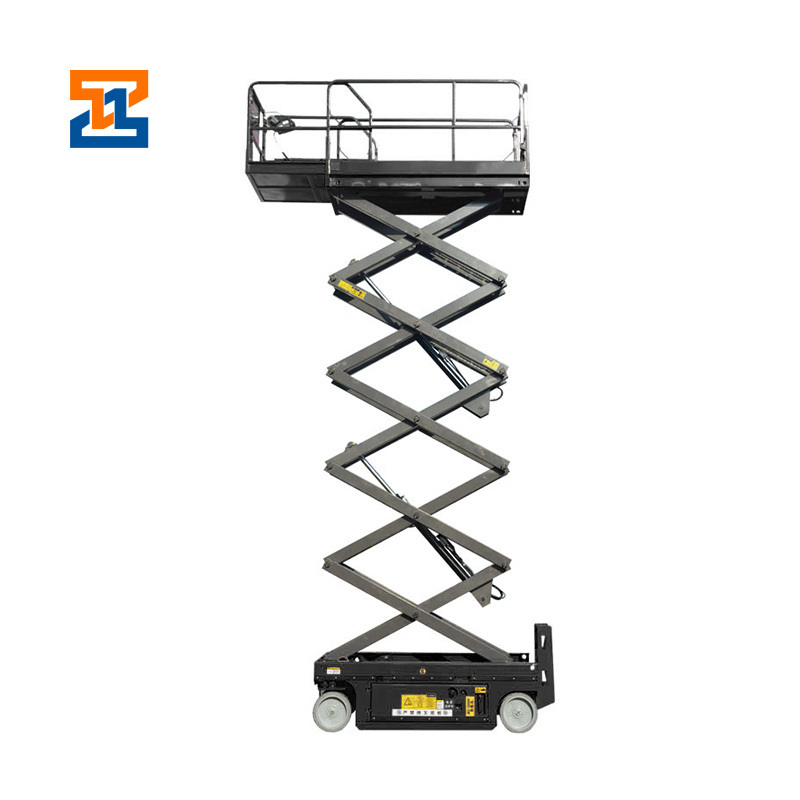 12 meter Scissor lift scaffolding 8m 500kg Hydraulic electric lift mobile scissor shear fork lift platform