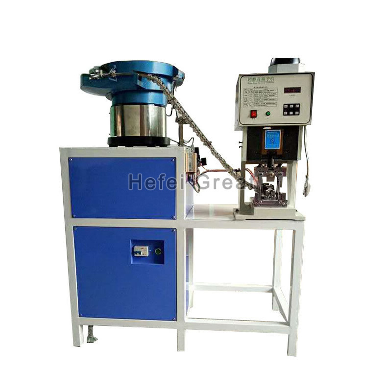 Automatic Tow Pin Plug Terminal Crimping Machine Usb Data Cable Manufacturing Machine For Sell