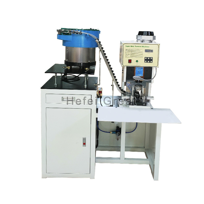 Automatic Tow Pin Plug Terminal Crimping Machine Usb Data Cable Manufacturing Machine For Sell