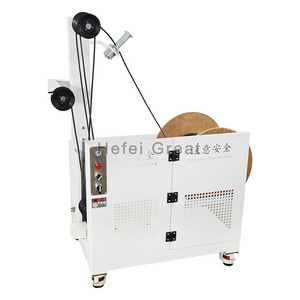 Automatic 60kgs wire spool bobbin cable drum unwinder wire coil prefeeder feeding machine wire pay-off machine