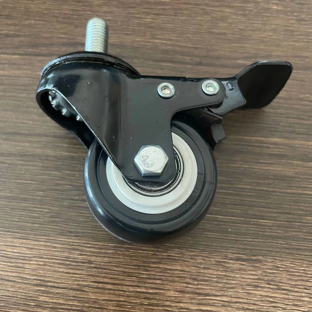 New 2 inch furniture casters with brake  medical castors metal material Small casters