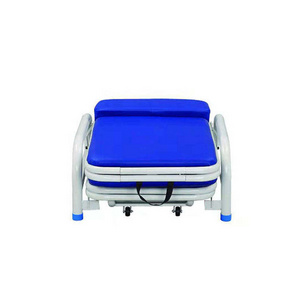 Cheap hospital Furniture multi-function folding accompany comfortable convertible medical chair bed