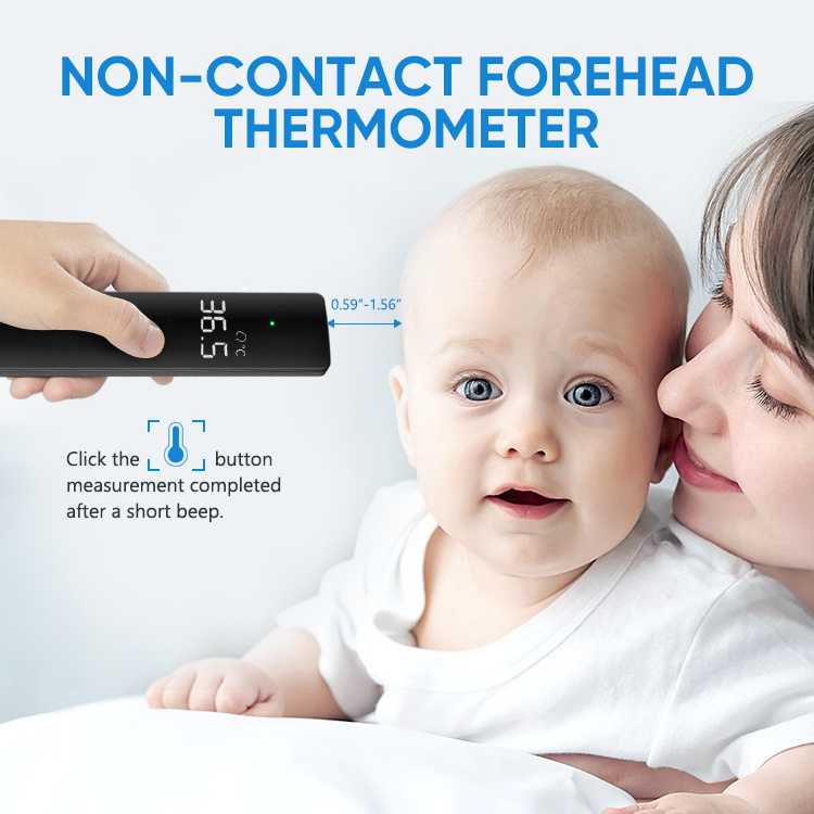 Medical Non Contact Human Body Fever IR Kids Ear Forehead Infrared Laser Digital Thermometer For Adults And Children