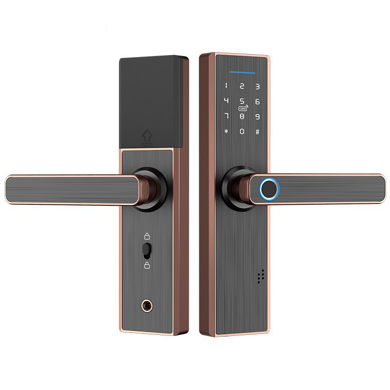 Greatpoly Smart Life Smart Door Lock Smart Deadbolt Lock Double Sided Fingerprint Door Lock With Code Easy Access Control