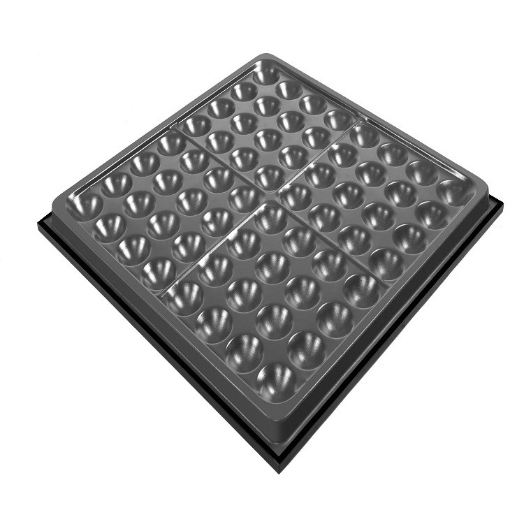 Steel encased calcium sulphate raised access flooring for office building