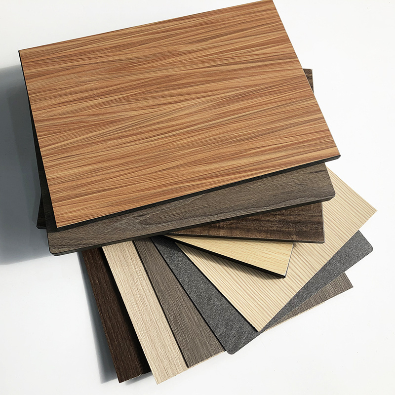 HPL Manufacturer Wood grain Panel Phenolic Board Decorative High-Pressure Laminates HPL Formica Laminate Sheet