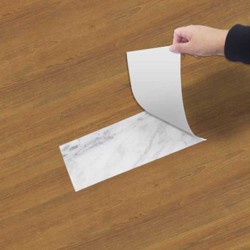 0.6x5m peel and stick vinyl plank flooring stickers pvc removable wooden and plastic flooring for decoration