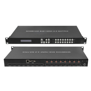 4K@60 hdmi matrix Switch  8x8 Support IP Button and RS232 control Support Audio DE-embed