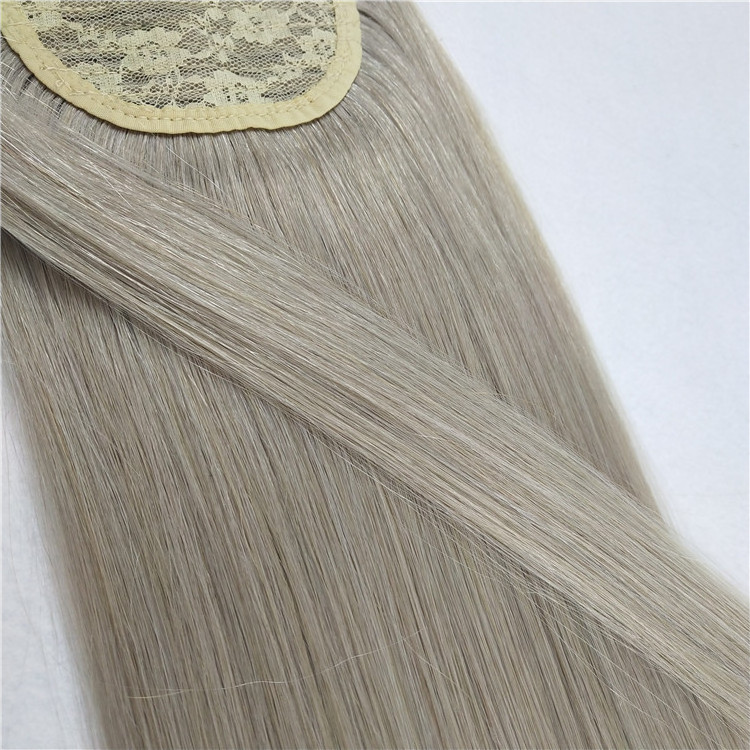 wholesale high quality human hair ponytail hair extension