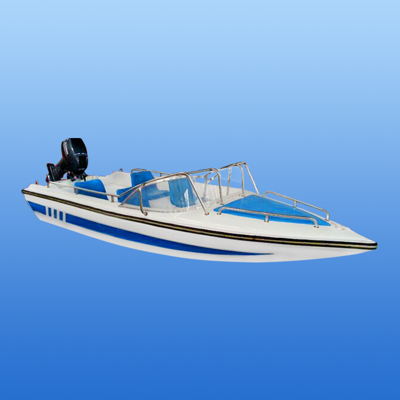 12.5ft/3.8m fiberglass small jet ski wave 4 seats boat speed boat fishing ship for sale