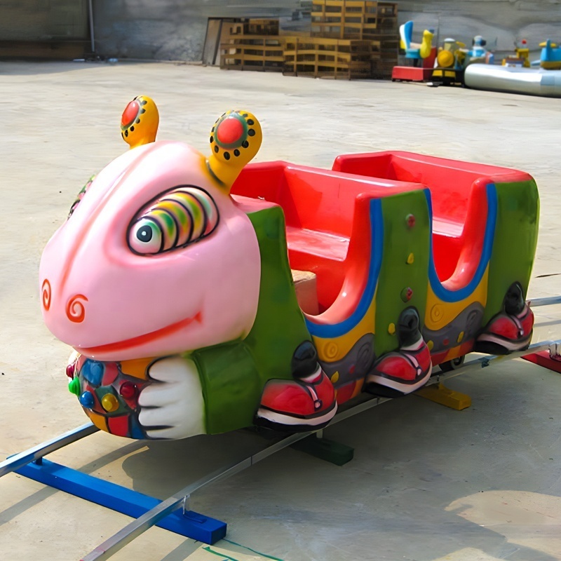 Zhengzhou Great Amusement Rides kiddie games ant theme mini track train for sale