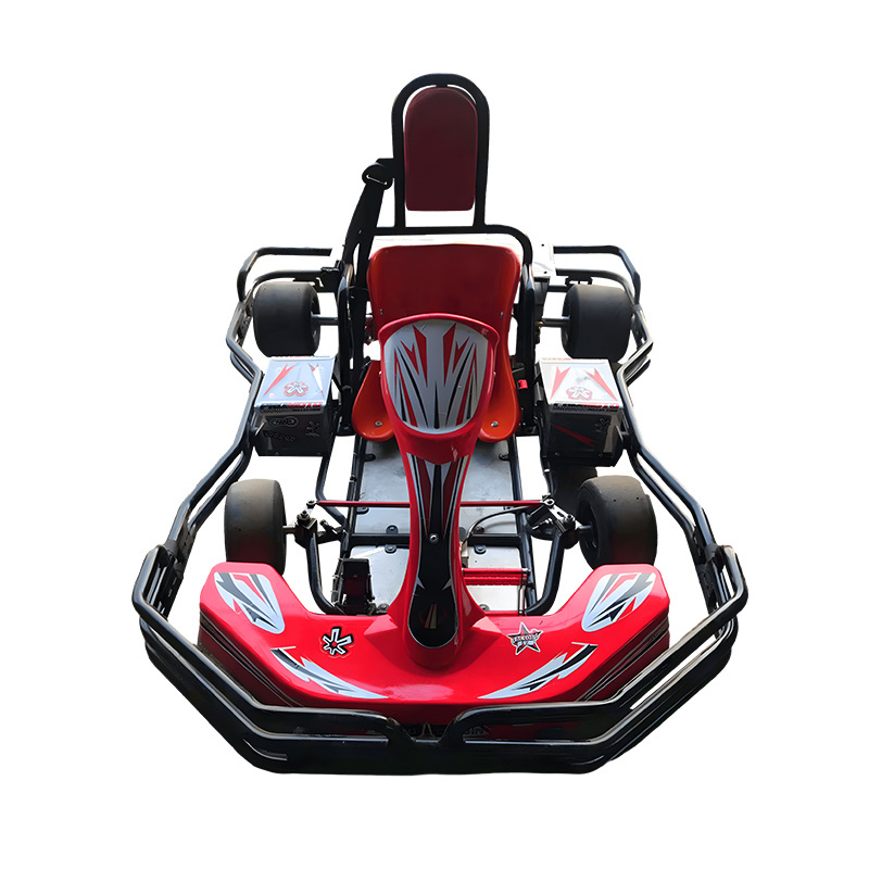 2024 High quality battery go karts one seat optional gasoline double seats for adults and children