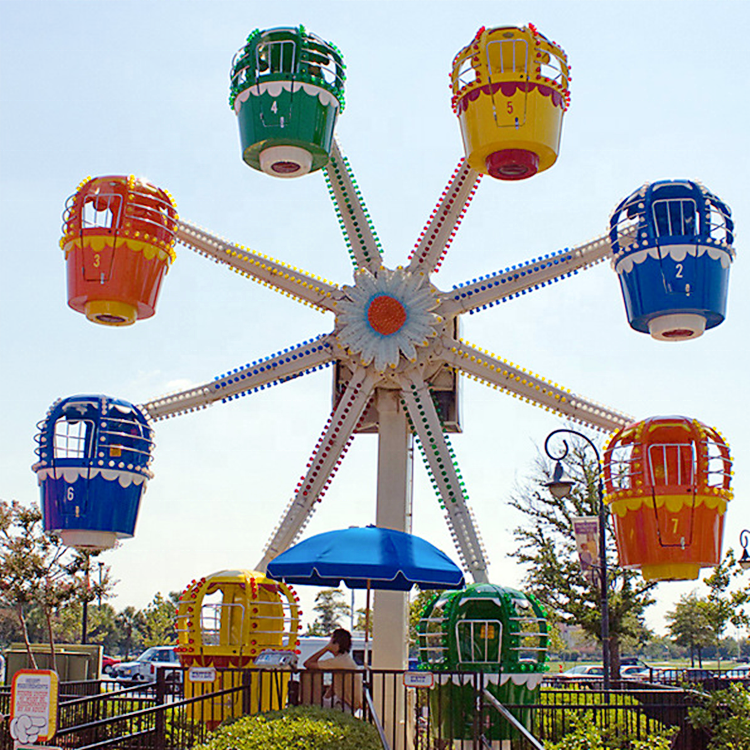 New Design Hot Sale Balloon Style Small Amusement Park Rides Kiddie Viewing Mini Ferris Wheel for Sale