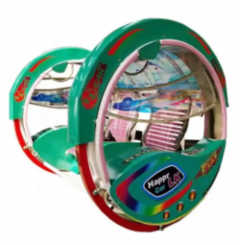 New Product 360 Degree Rotation Adult 2 Players Happy Rolling Swing Car Moonwalk Le Bar Car