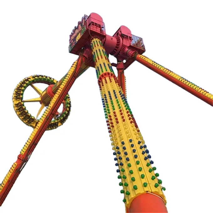 Large Swing Pendulum Rides Outdoor Amusement 32 Seats Pendulum Ride Meteor Hammer Big Frisbee Rides