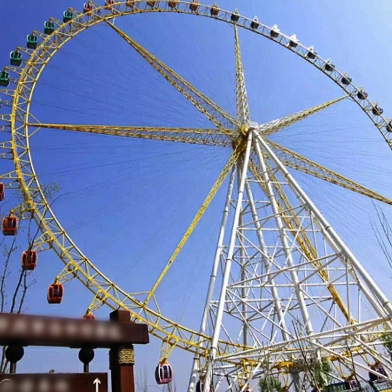 Scary Playground Swing Rides Amusement Park 324 Seats Thrilling  Giant Ferris Wheel For Kids And Adults