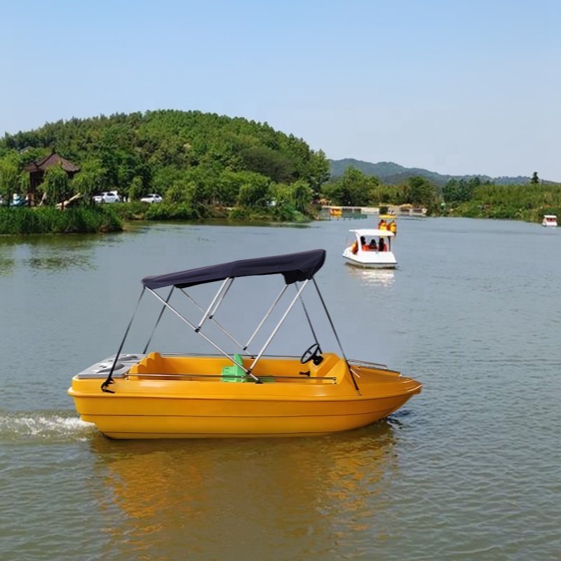 Water Amusement Sports Craft LLDPE Material Electric Plastic Leisure Boat for Entertainment