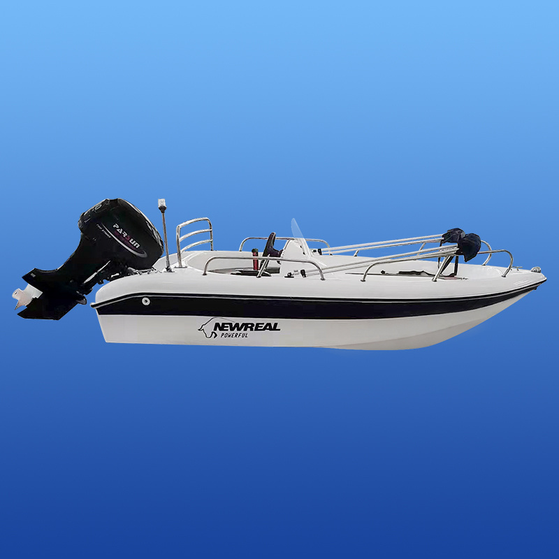 High quality 3.6m fiberglass speed fishing sea boat optional outboard engine speed leisure boat for sale