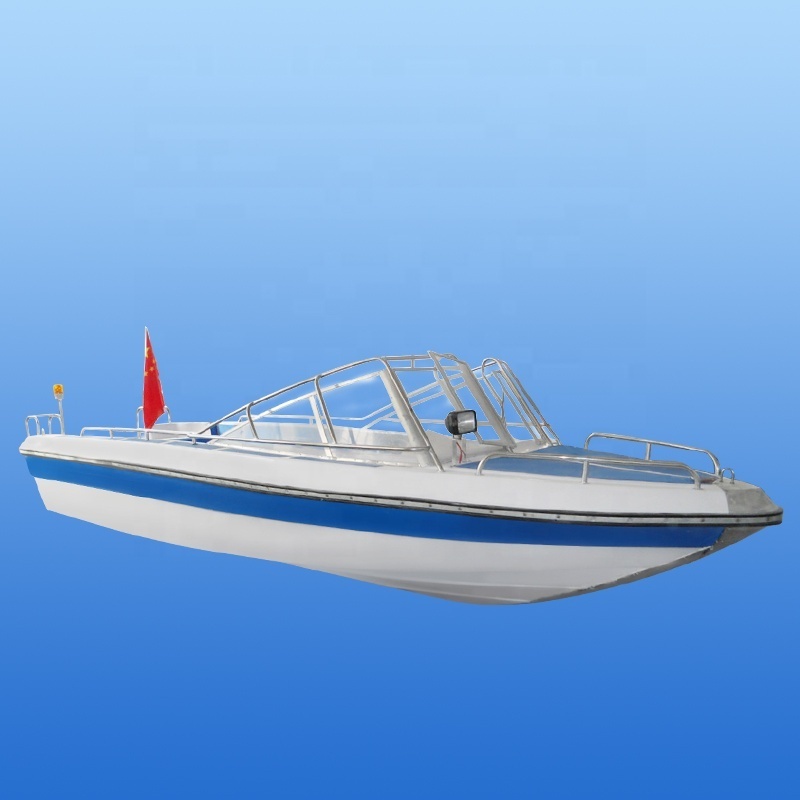 Ocean Vehicle Working Boat Patrol Cruiser 21.3ft/6.5m Fiberglass Mini Speed Yachts For Sale