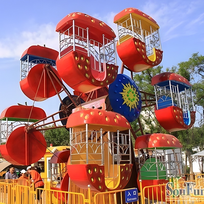 City fun park games children rides double sides 20 seats small ferris wheel for sale