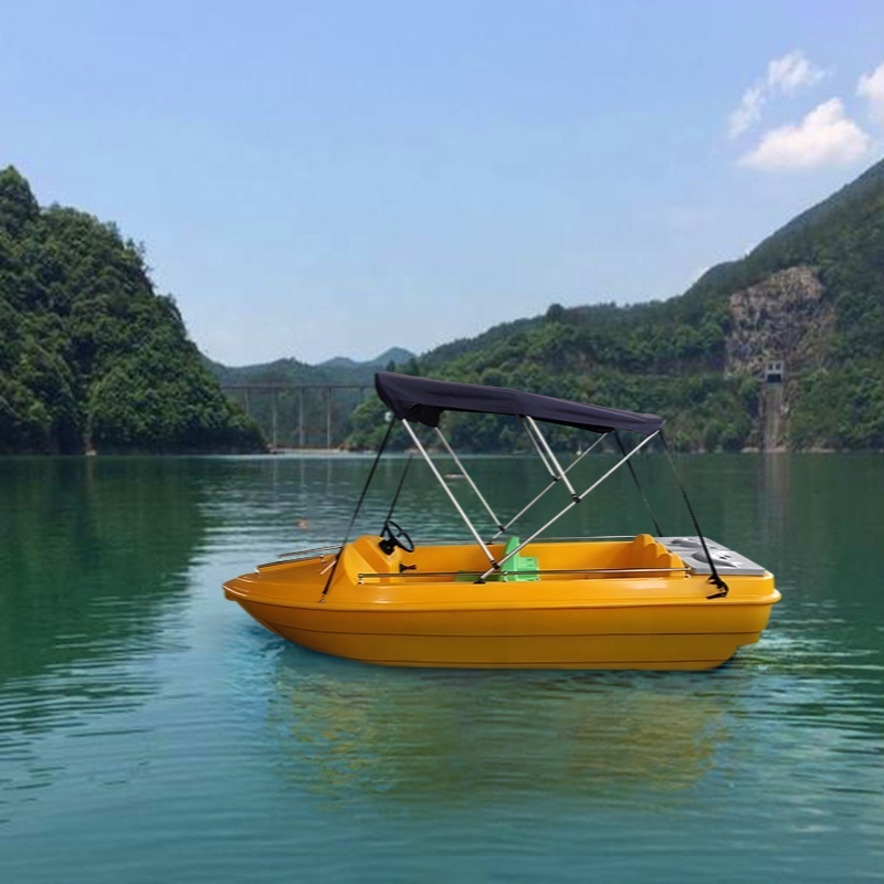 Water Amusement Sports Craft LLDPE Material Electric Plastic Leisure Boat for Entertainment