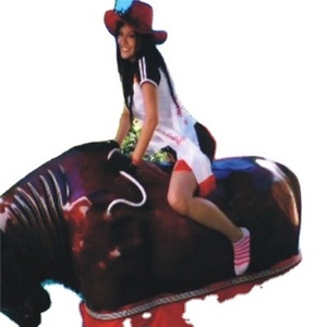 Inflatable entertainment game machine mechanical bull riding for sale