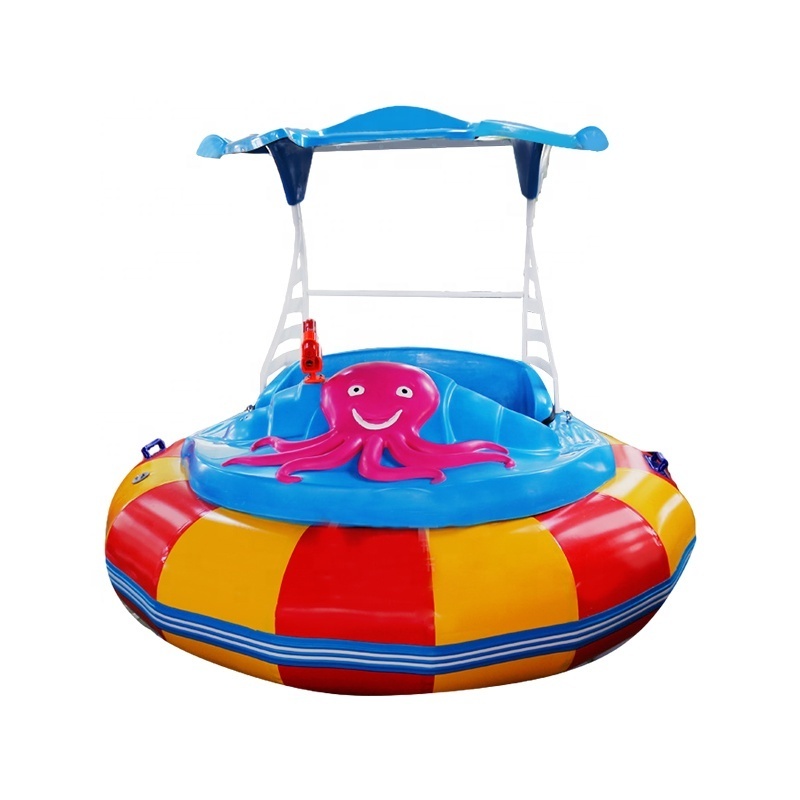 Summer water sports family amusement games electric inflatable laser bumper boat for sale