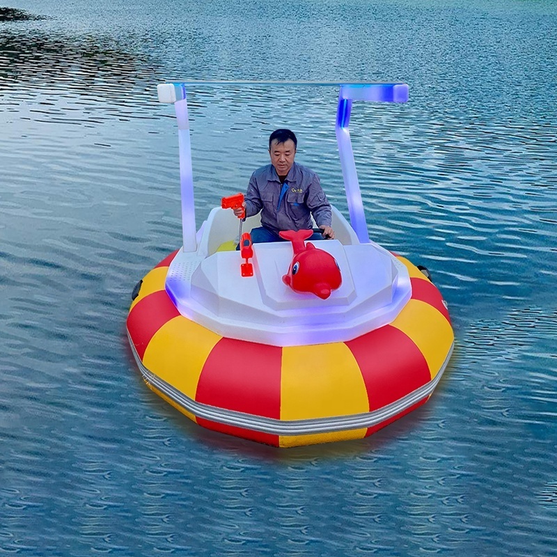 New Style Electric Plastic Boat Motorized Kids Or Adults Water Bumper Boat For Sale