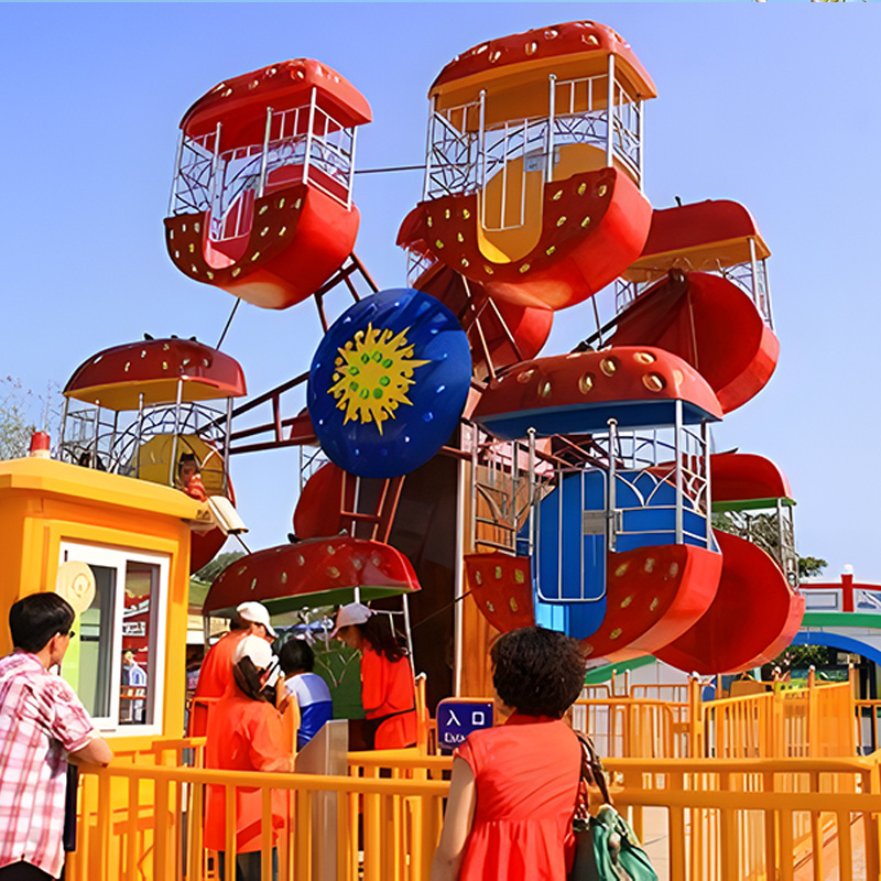 City fun park games children rides double sides 20 seats small ferris wheel for sale