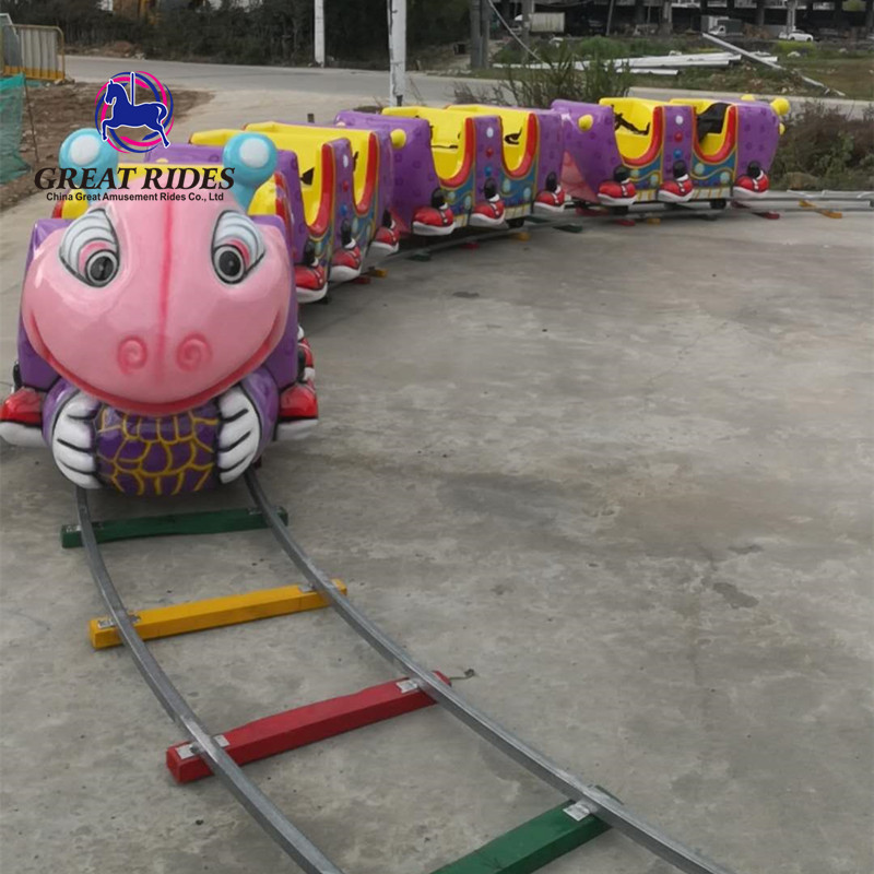 cheap funfair kiddie games electric mini track train rides for sale