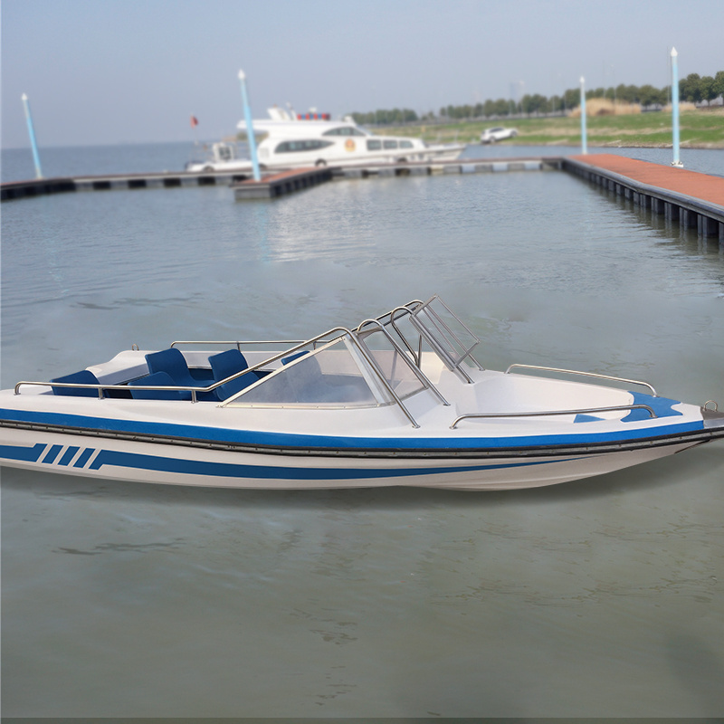 15.3FT/4.68m Factory Direct Sales Fiber Mini Yacht Summer Sightseeing Fishing Jet Boat Without Engine