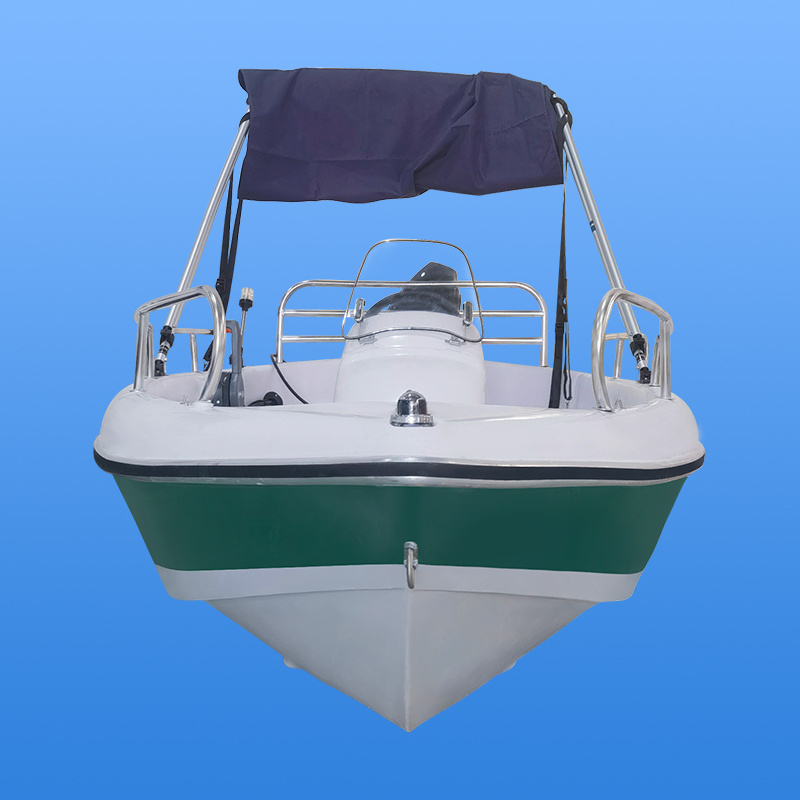 High quality 3.6m fiberglass speed fishing sea boat optional outboard engine speed leisure boat for sale